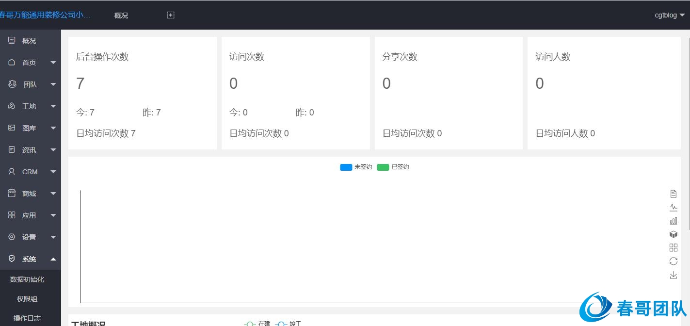 春哥万能通用装修公司小程序系统V4.3全新升级版重磅发布！