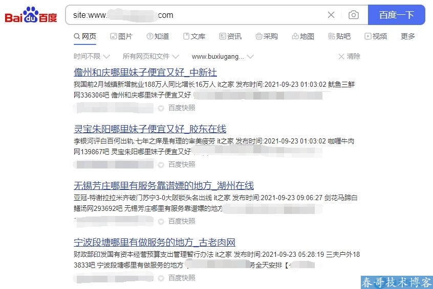 网站被挂马怎么办？网址后面都是问号百度快照劫持解决方法