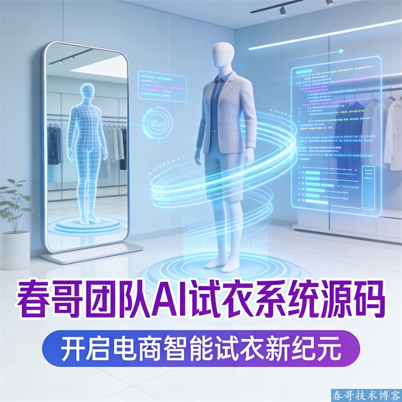 <a href=https://www.cgtblog.com/e/tags/?tagid=1188 target=_blank class=infotextkey>春哥团队</a>AI试衣系统源码：电商商家的低成本高效试衣神器，一键解锁商用变现新路径
