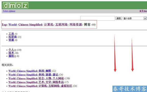 亚马逊分类网站提交页面